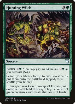 Hunting Wilds card from Commander 2018