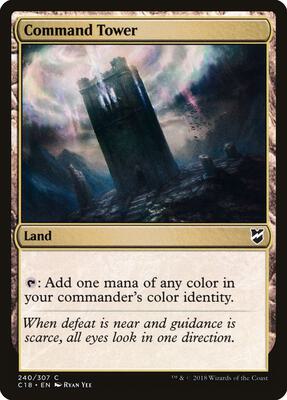 Command Tower card from Commander 2018