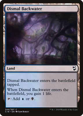 Dismal Backwater card from Commander 2018