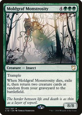 Moldgraf Monstrosity card from Commander 2018