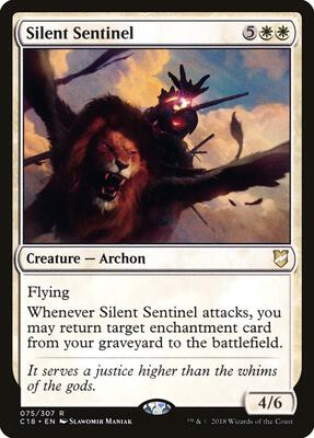 Silent Sentinel card from Commander 2018