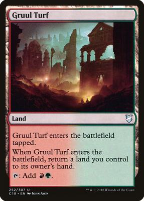 Gruul Turf card from Commander 2018