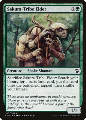 Sakura-Tribe Elder card from Commander 2018