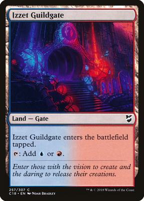 Izzet Guildgate card from Commander 2018