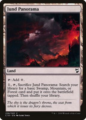 Jund Panorama card from Commander 2018