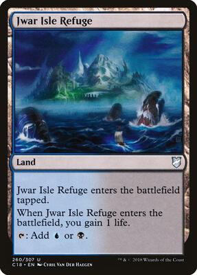 Jwar Isle Refuge card from Commander 2018