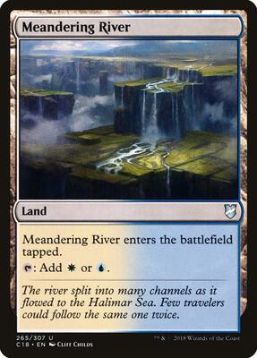 Meandering River card from Commander 2018