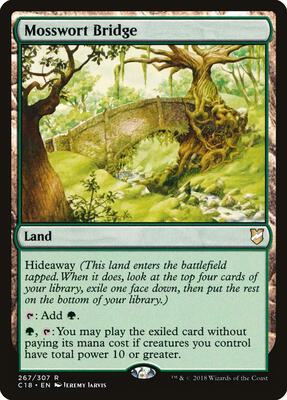 Mosswort Bridge card from Commander 2018