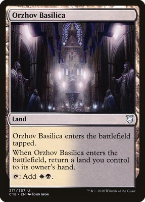 Orzhov Basilica card from Commander 2018