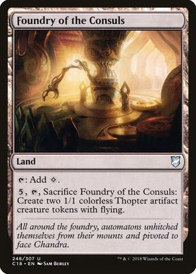 Foundry of the Consuls card from Commander 2018