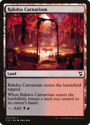 Rakdos Carnarium card from Commander 2018