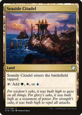 Seaside Citadel card from Commander 2018
