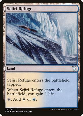 Sejiri Refuge card from Commander 2018