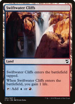 Swiftwater Cliffs card from Commander 2018
