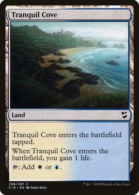 Tranquil Cove card from Commander 2018