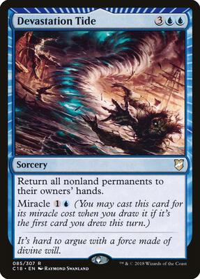 Devastation Tide card from Commander 2018