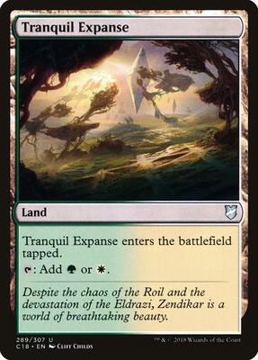 Tranquil Expanse card from Commander 2018