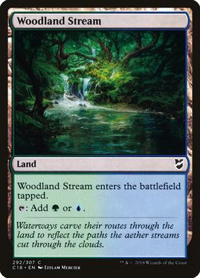 Woodland Stream card from Commander 2018