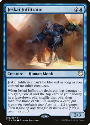 Jeskai Infiltrator card from Commander 2018