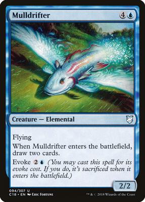 Mulldrifter card from Commander 2018