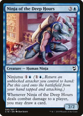 Ninja of the Deep Hours card from Commander 2018