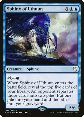 Sphinx of Uthuun card from Commander 2018