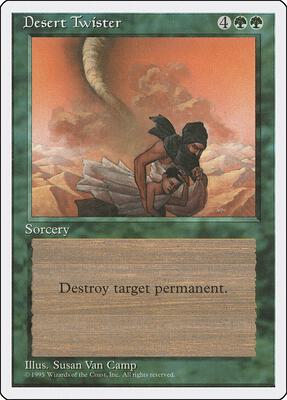 Desert Twister card from Fourth Edition