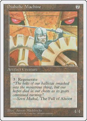 Diabolic Machine card from Fourth Edition