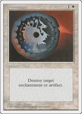 Disenchant card from Fourth Edition