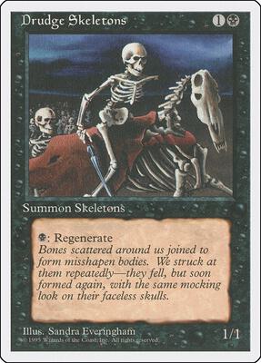 Drudge Skeletons card from Fourth Edition