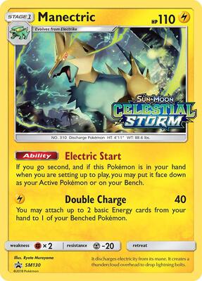 Manectric - SM130 (Prerelease) card from SM Promos