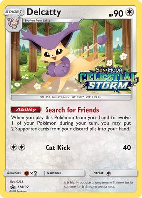 Delcatty - SM132 (Prerelease) card from SM Promos