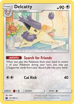 Delcatty - 121/168 (SM Celestial Storm) card from Deck Exclusives