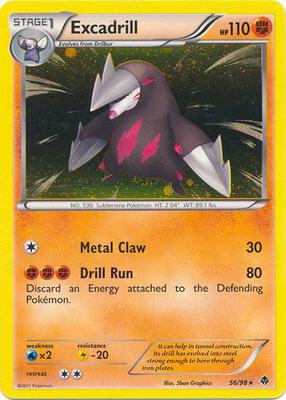 Excadrill - 56/98 (Cosmos Holo) card from Blister Exclusives