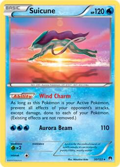 Suicune - 30/122 (Cosmos Holo) card from Blister Exclusives