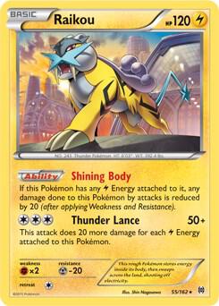 Raikou - 55/162 (Cosmos Holo) card from Blister Exclusives