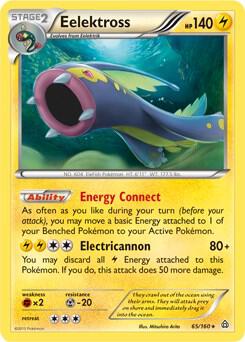 Eelektross - 65/160 (Cosmos Holo) card from Blister Exclusives