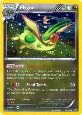 Flygon - 110/160 (Cosmos Holo) card from Blister Exclusives