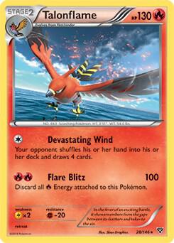 Talonflame - 28/146 (Cosmos Holo) card from Blister Exclusives