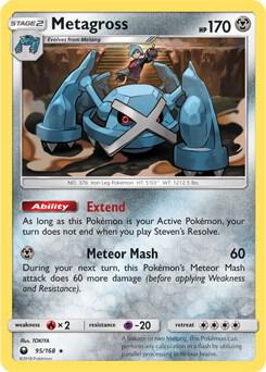 Metagross - 95/168 (Prerelease Kit Exclusive) card from Deck Exclusives