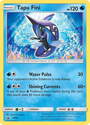 Tapu Fini - SM92 card from SM Promos