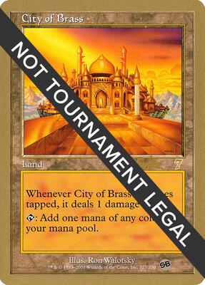 City of Brass - 2002 Brian Kibler (7ED) (SB) card from World Championship Decks