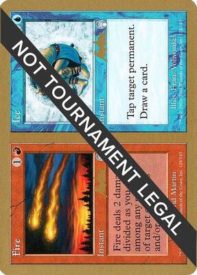 Fire // Ice - 2002 Brian Kibler (APC) card from World Championship Decks