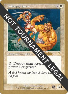 Intrepid Hero - 2002 Brian Kibler (7ED) (SB) card from World Championship Decks