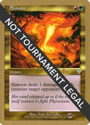 Simoon - 2002 Brian Kibler (INV) (SB) card from World Championship Decks