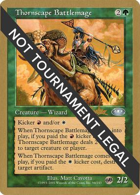 Thornscape Battlemage - 2002 Brian Kibler (PLS) (SB) card from World Championship Decks