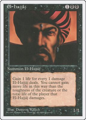El-Hajjaj card from Fourth Edition