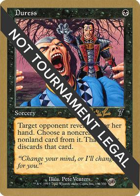 Duress - 2002 Carlos Romao (7ED) (SB) card from World Championship Decks