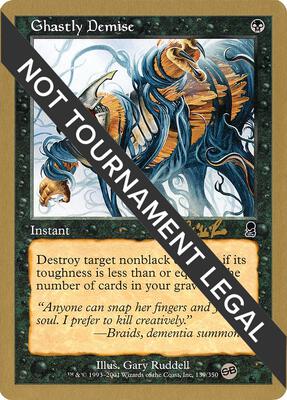 Ghastly Demise - 2002 Carlos Romao (ODY) (SB) card from World Championship Decks