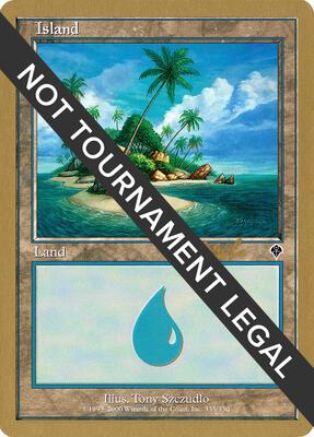 Island (335) - 2002 Carlos Romao (INV) card from World Championship Decks